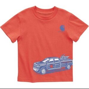 Carhartt Toddler Tee with Blue Truck Graphic